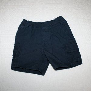 4/$20 Classic baby boy navy blue shorts 12 months